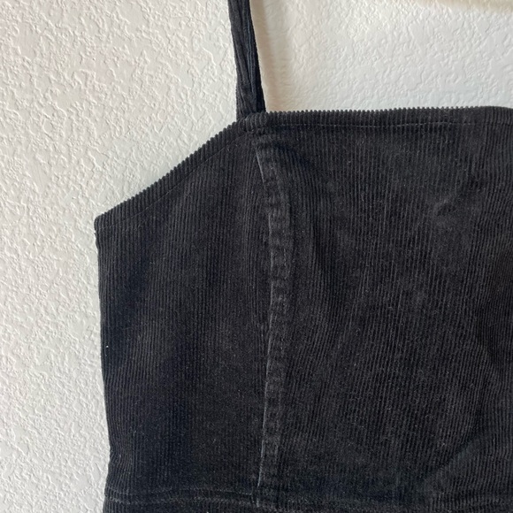 DIVIDED by H&M Corduroy Black Mini Dress Size Small, NWT - Picture 7 of 9